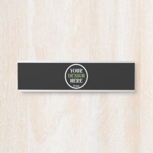 benutzerdefiniert, einzigartig, elegant und minima türschild