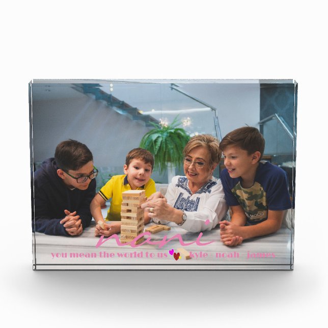 Benutzerdefiniert Erstellen eines Personalisierten Fotoblock (Vorderseite)