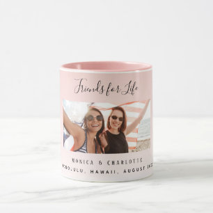 Benutzerdefiniert Foto beste Freunde für Leben rot Tasse