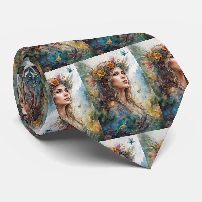 Benutzerdefiniert Foto Familie Neck Tie Krawatte (Gerollt)