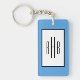 Benutzerdefiniert Foto & Monogramm Schlüsselanhäng Schlüsselanhänger