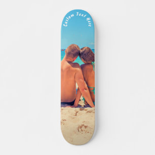 Benutzerdefiniert Foto-Skateboard mit Text Skateboard