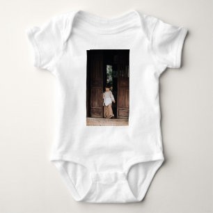 Benutzerdefiniert, Foto und Text hinzufügen Baby Strampler