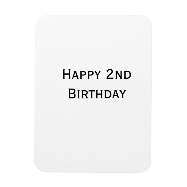 benutzerdefiniert fügen sie ihren text happy birth magnet (Vertikal)