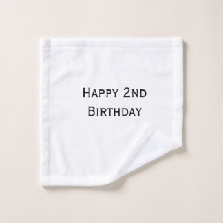 benutzerdefiniert fügen sie ihren text happy birth waschlappen