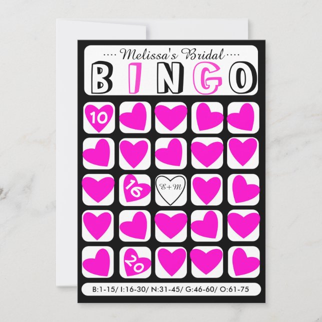 Benutzerdefiniert füllen Sie es mit bridal bingo r (Vorderseite)