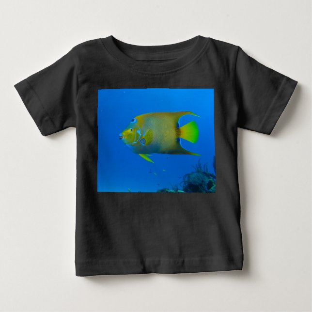 Benutzerdefiniert für das Ziel des Fischereifahrze Baby T-shirt (Vorderseite)
