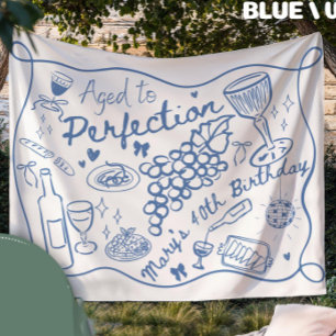 Benutzerdefiniert gealtert bis zur Perfektion Hint Wandteppich