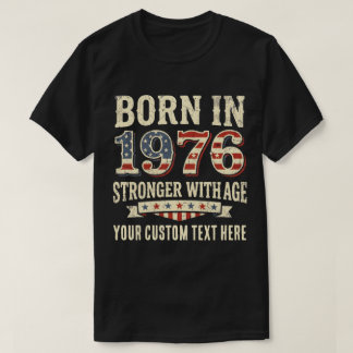 Benutzerdefiniert Geboren 1976 Anniversity T-Shirt