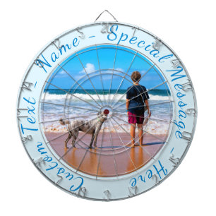 Benutzerdefiniert Geschenk für das Foto-Kartentafe Dartscheibe
