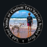 Benutzerdefiniert Geschenk für das Foto-Kartentafe Dartscheibe<br><div class="desc">Benutzerdefiniertes Foto- und Textboard - Ihr eigenes Design - Personalisierte Familie / Freunde oder Persönliche Dartboards Geschenk - Foto und Text hinzufügen - Vergrössern und verschieben oder entfernen und hinzufügen / Text mit Anpassungs-Tool ! Sie können dieses Design auf mehr als 1000 Zazzle-Produkte übertragen. Wählen Sie Schriftart / Größe /...</div>