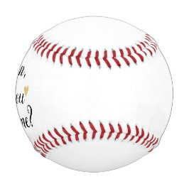 Benutzerdefiniert heiraten Sie mir Vorschlag Baseb Baseball