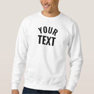 Benutzerdefiniert Hinzufügen des Textnamen Männer  Sweatshirt