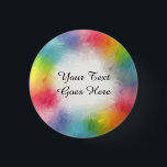 Benutzerdefiniert Hinzufügen einer Vorlage für ein Button<br><div class="desc">Fügen Sie Ihren Text benutzerdefinierten modernen Regenbogen Farben Leere Vorlage Abstrakt Gelb Orange Blau Grün Rosa Lila Rundschaltfläche.</div>