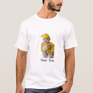 Benutzerdefiniert - Hinzufügen von Foto und Text T-Shirt