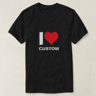 Benutzerdefiniert I Herz Custom I Liebe Ihres benu T-Shirt