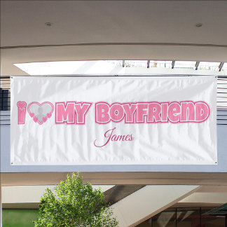 Benutzerdefiniert I Liebe Mein Freund - Foto und N Banner