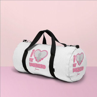 Benutzerdefiniert I Liebe Mein Freund - Foto und N Duffle Bag