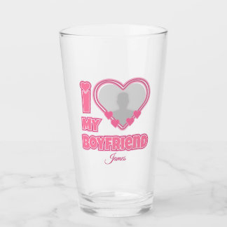 Benutzerdefiniert I Liebe Mein Freund - Foto und N Glas