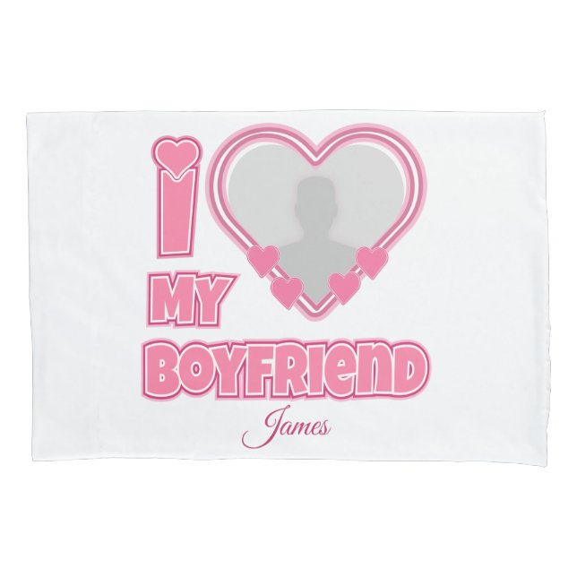 Benutzerdefiniert I Liebe Mein Freund - Foto und N Kissenbezug (Vorderseite)