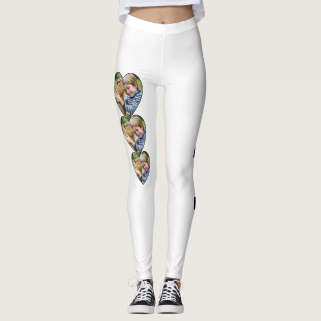 Benutzerdefiniert I Liebe Sie Leggings | Romantisc (Vorderseite)