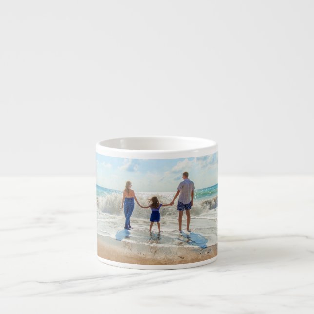 Benutzerdefiniert Ihre Lieblings-Foto Espresso Cup Espressotasse (Vorderseite)