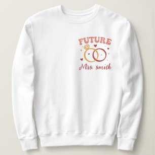 Benutzerdefiniert in meiner verlobten Ära Retro Gr Sweatshirt