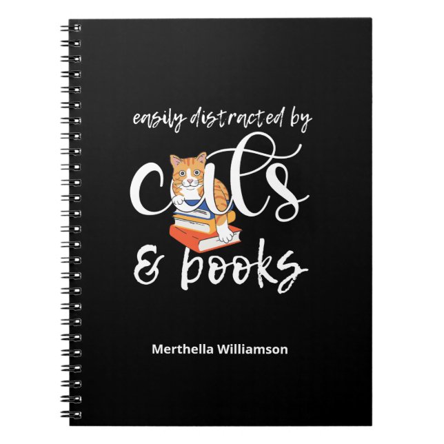 Benutzerdefiniert, leicht ABGETRENNT DURCH KATZEN  Notizblock (Vorderseite)