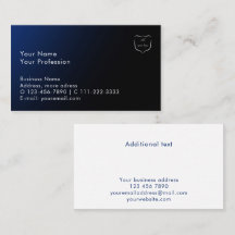 Benutzerdefiniert Logo Blau Gradient Modern Profes
