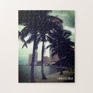 Benutzerdefiniert Miami Florida Innenstadt und Haf Puzzle