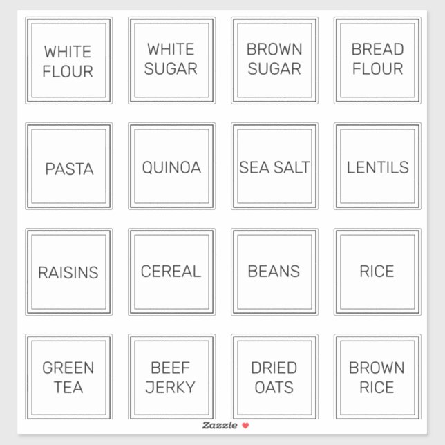 Benutzerdefiniert Minimalistisch 16 Aufkleber mit  (Blatt)