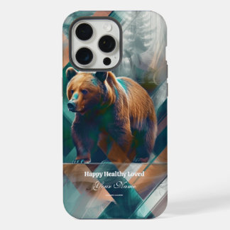 Benutzerdefiniert: Mystic Forest Bear iPhone 15 Pr Pro Max Hülle
