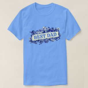 Benutzerdefiniert Navy Vintage Vatertag Liebe dich T-Shirt