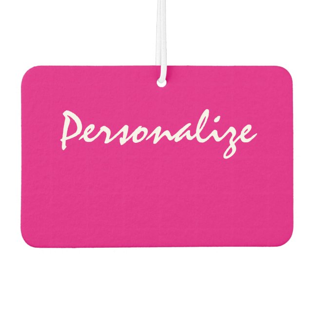 Benutzerdefiniert Nebel rosa Herzform Auto Lufterf Autolufterfrischer (Vorderseite)