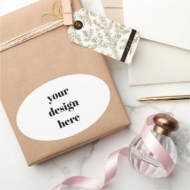 Benutzerdefiniert Ovaler Aufkleber