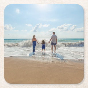 Benutzerdefiniert Personalisiert Rechteckiger Pappuntersetzer