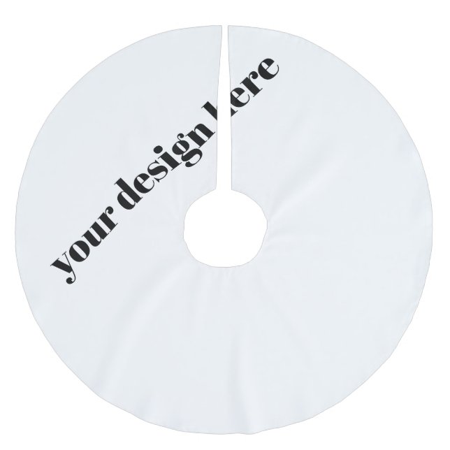 Benutzerdefiniert Polyester Weihnachtsbaumdecke (Vorderseite)