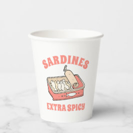 Benutzerdefiniert Portugal Lover Sardines Light Pi Pappbecher