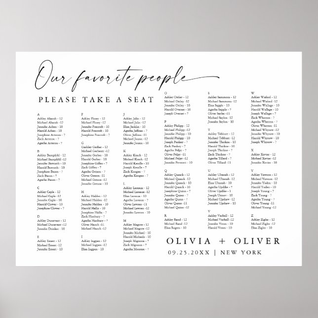 Benutzerdefiniert Poster (Vorne)