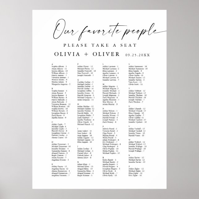 Benutzerdefiniert Poster (Vorne)