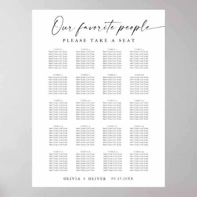 Benutzerdefiniert Poster (Vorne)