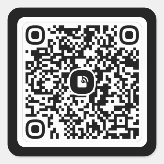 Benutzerdefiniert  quadratischer aufkleber (Vorderseite)