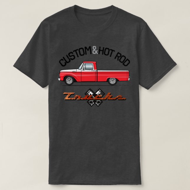 Benutzerdefiniert rot und weiß T-Shirt (Design vorne)