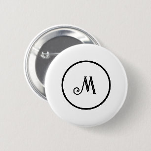 Benutzerdefiniert Schwarzweiß-Erstausgaben Button