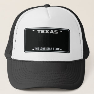 Benutzerdefiniert Texas Lizenzplatte Cap 01 Truckerkappe