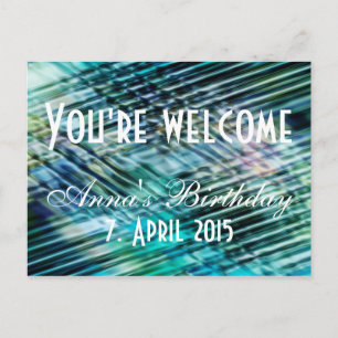 Benutzerdefiniert Text, Zeichen, Bild und Hintergr Postkarte