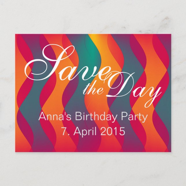 Benutzerdefiniert Text, Zeichen, Bild und Hintergr Postkarte (Vorderseite)