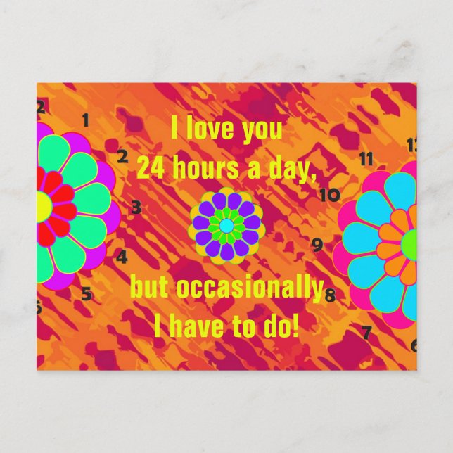 Benutzerdefiniert Text, Zeichen, Bild und Hintergr Postkarte (Vorderseite)