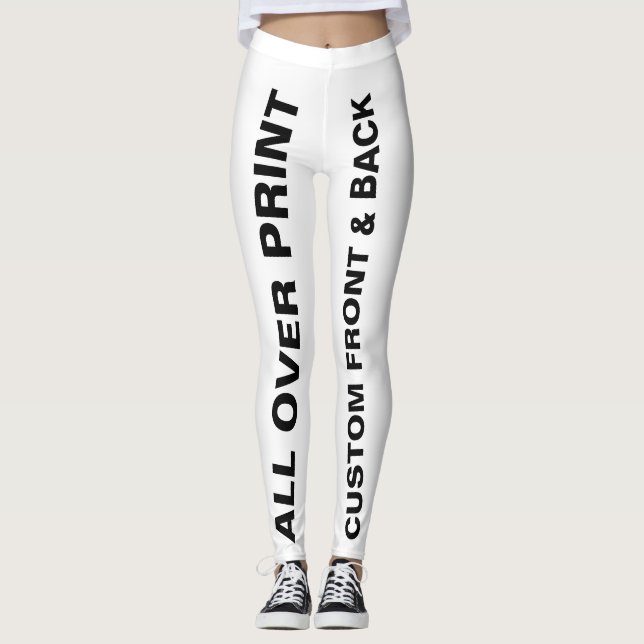 Benutzerdefiniert über die Leggings (Vorderseite)