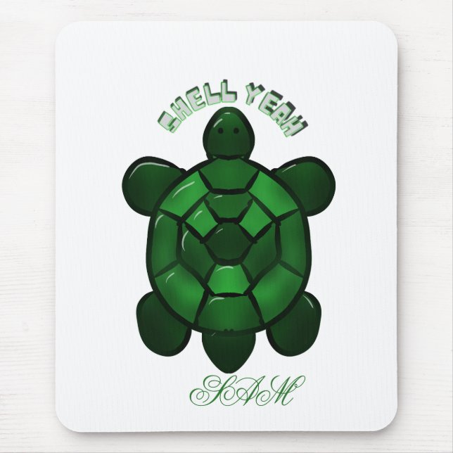 Benutzerdefiniert und personalisiert Süße Schildkr Mousepad (Vorne)